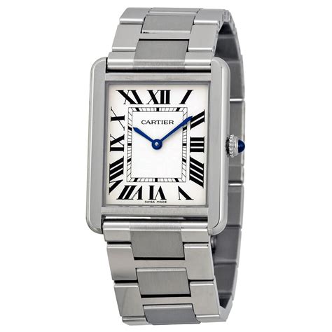 cartier tank watch dimensions|cartier large tank solo.